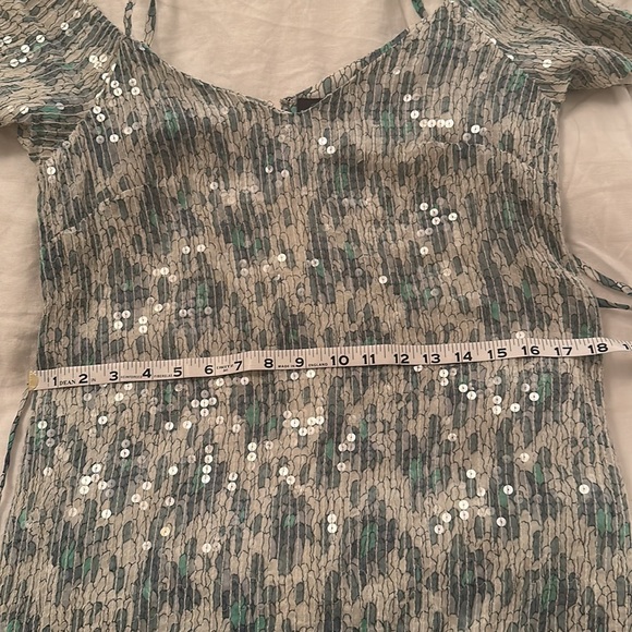 FRENCH CONNECTION FEATHER FIELDS DRESS - Picture 6 of 6
